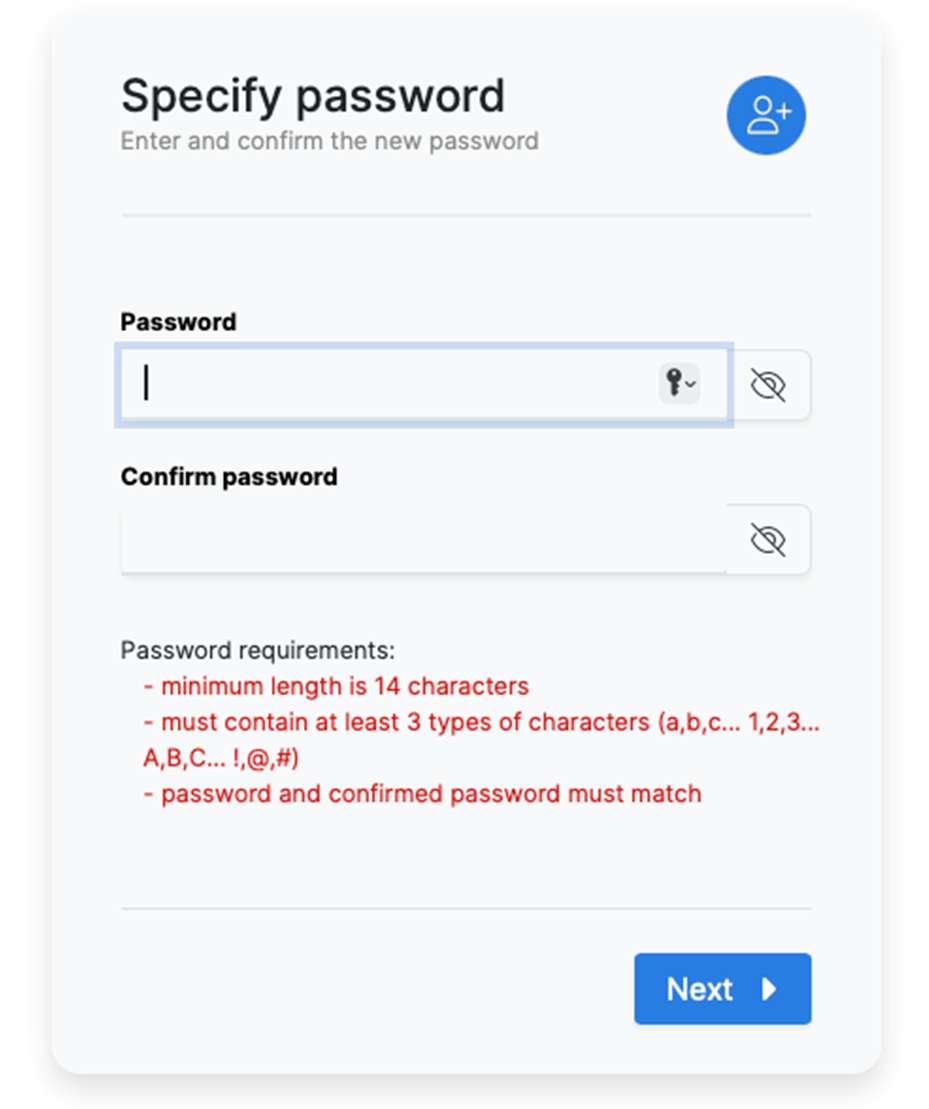 Change your password